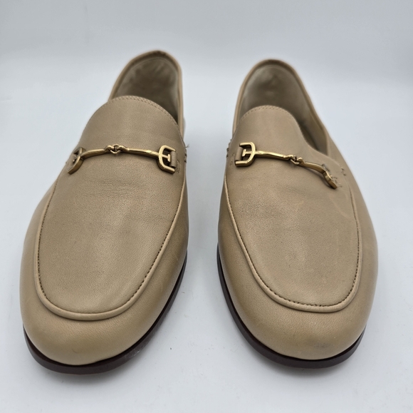 8.5W Sam Edelman Loraine Bit Loafers, Soft Beige Leather, Wide Width - Picture 2 of 14